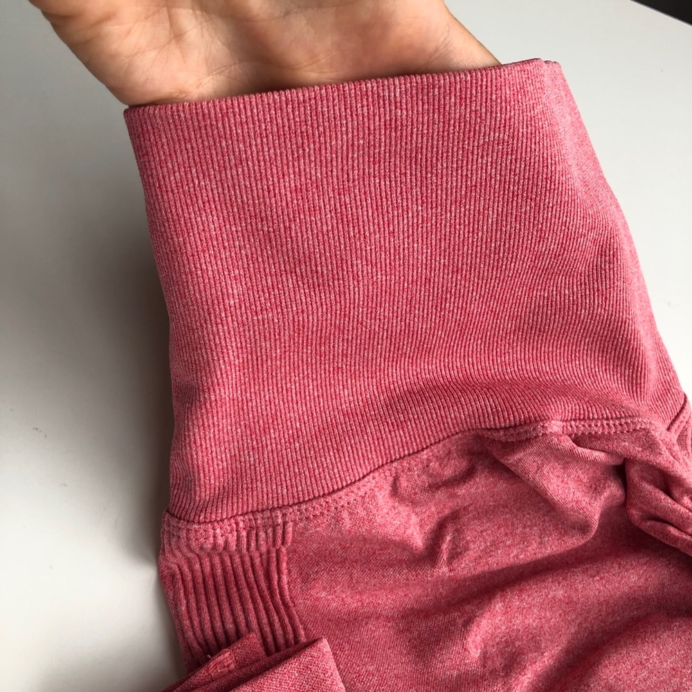 Bubble Butt Pink Seamless High Waist Leggings - Picture 15 of 16